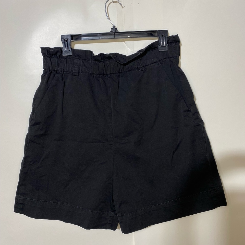 EVERLANE Women's paperbag Black Shorts